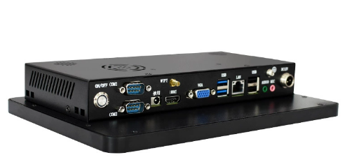 10.1寸电容触摸批发工控平板电脑显示器壁挂J1900工业一体机